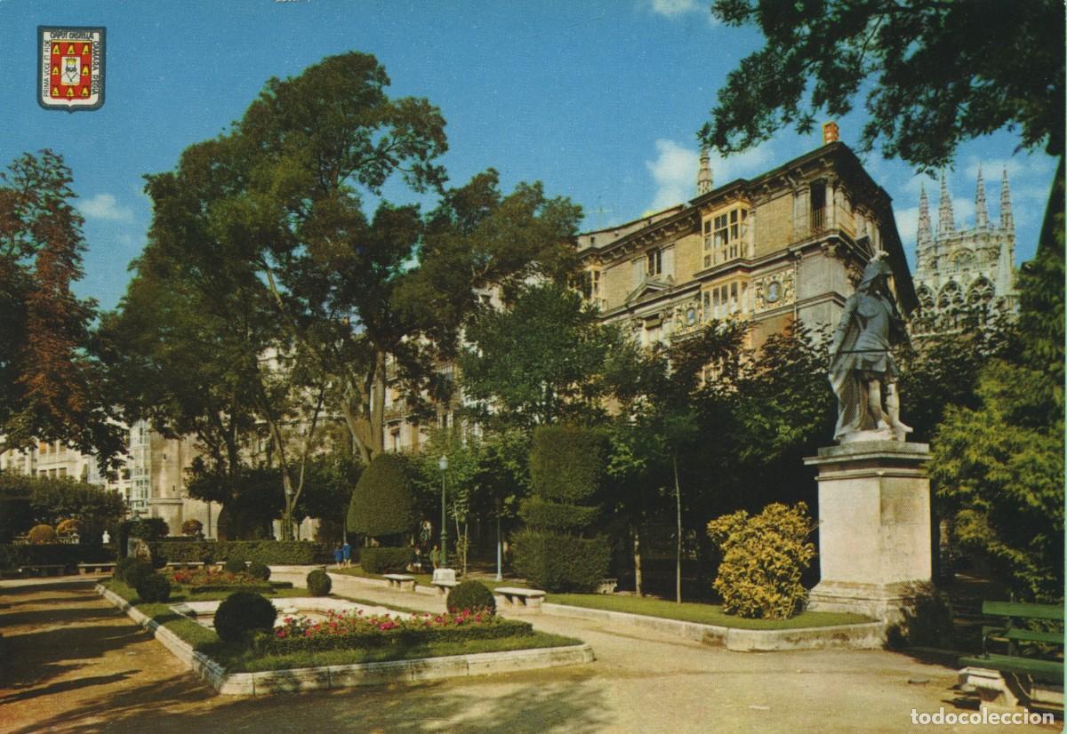 Postkarten: N&ordm; 19-BURGOS. Paseo de Espol&oacute;n. Sin circular. 1962. ED. A. SUBIRATS CASANOVAS