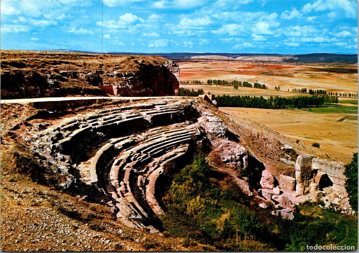 Postkarten: Ciudad Romana de Clunia - Teatro Romano - Diputaci&oacute;n 2 - 149x104mm