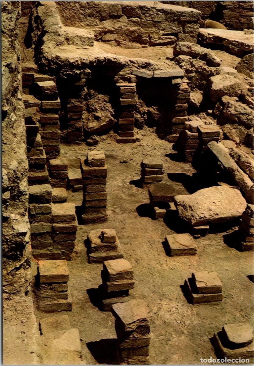 Postkarten: Ciudad Romana de Clunia - Hipocausto del Caldario - Termas p&uacute;blicas - Diputaci&oacute;n 18 - 150x103mm