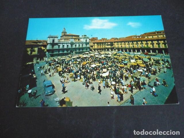 Postales: LEON PLAZA MAYOR Y MERCADO TIPICO - Foto 1
