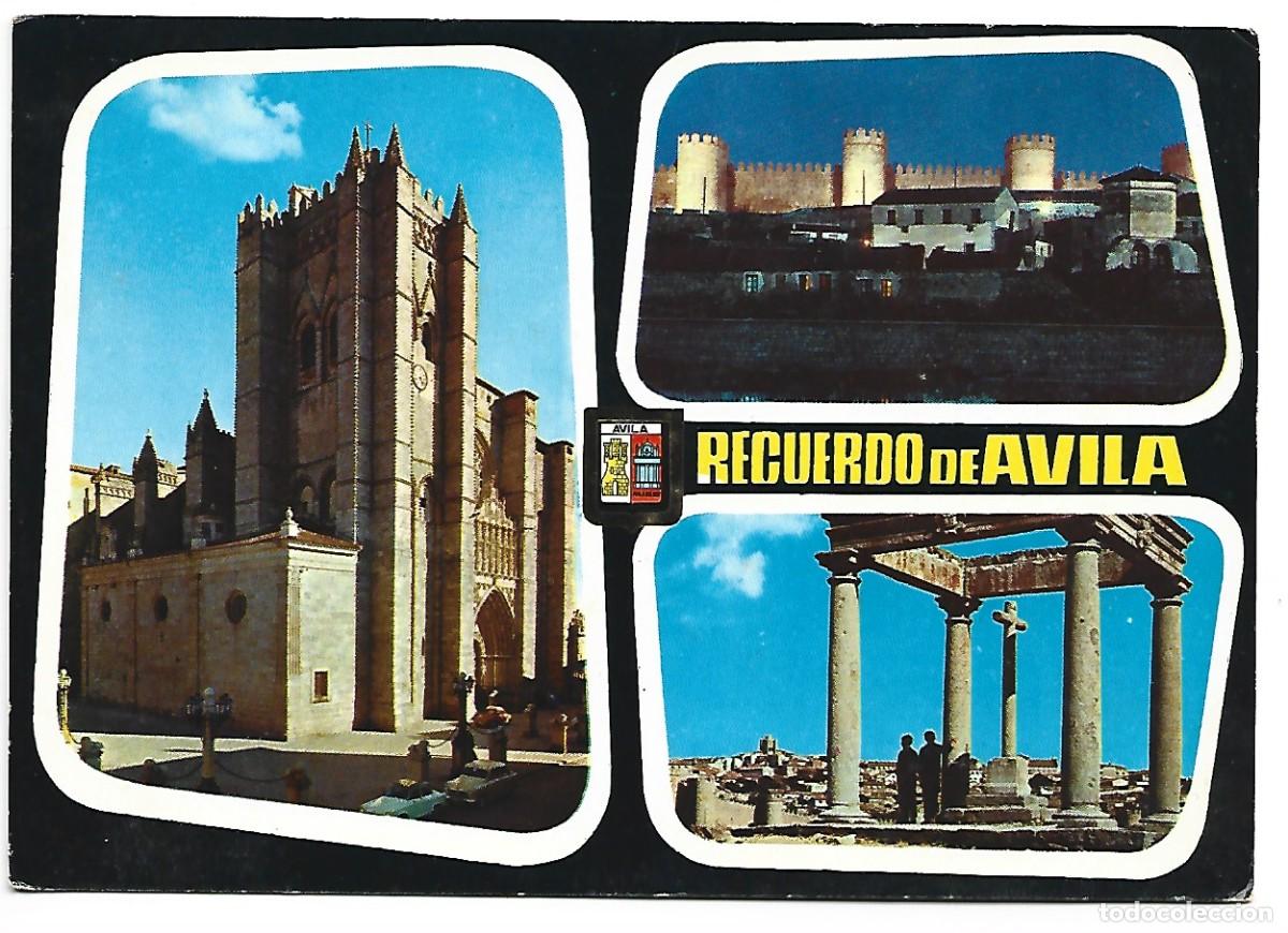 Cartes Postales: CATEDRAL / MURALLA OESTE / LOS CUATRO POSTES.- AVILA
