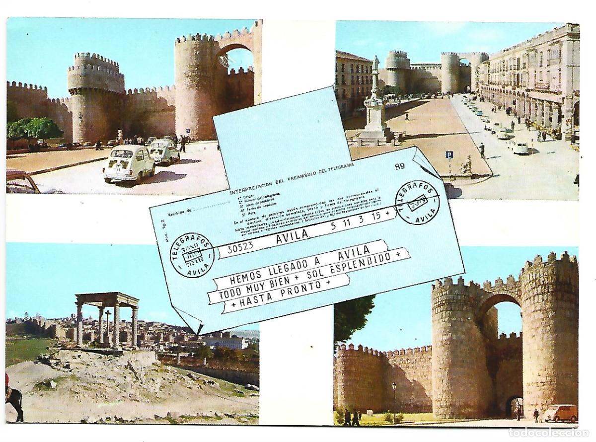 Postales: RECUERDO DE AVILA.- ESPA&Ntilde;A - Foto 1