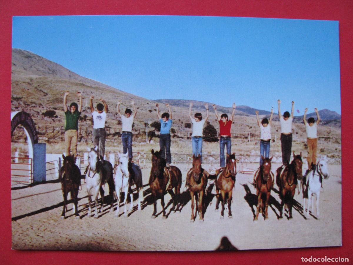 Postkarten: POSTAL DE COMPLEJO URBAN&Iacute;STICO RESIDENCIAL LOS &Aacute;NGELES DE SAN RAFAEL 1972. PICADERO DE CABALLOS.