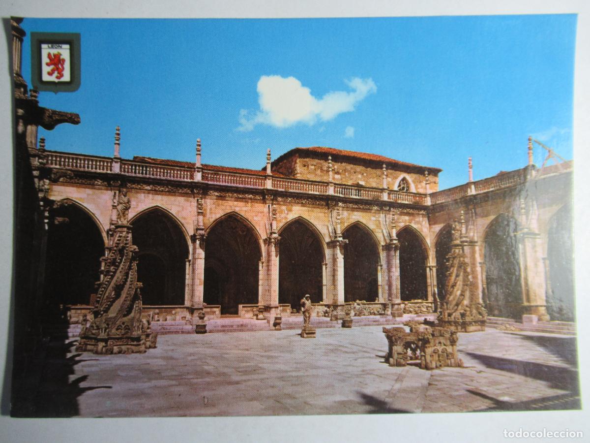 Postales: Le&oacute;n - Catedral. Patio interior y termas romanas - Foto 1