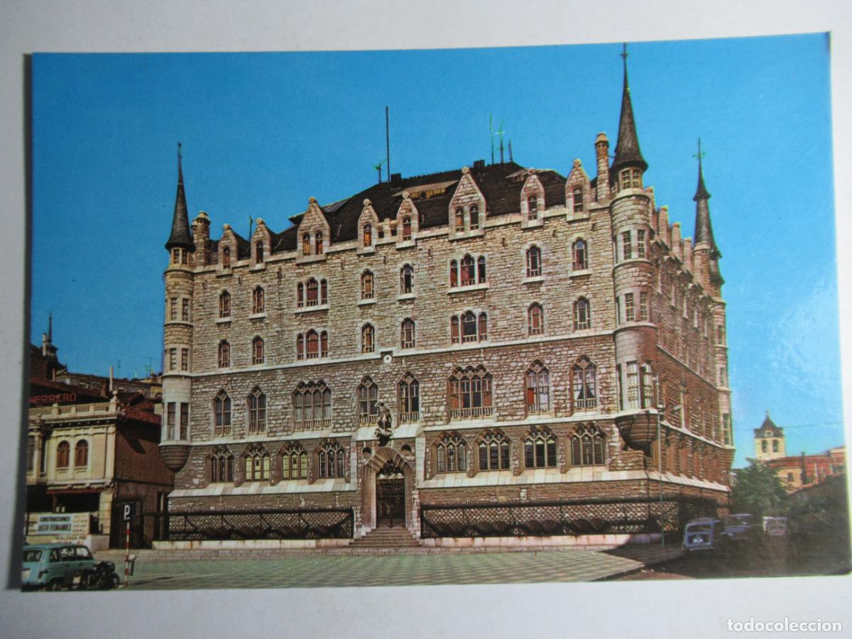 Postales: Le&oacute;n - Edificio de la Caja de Ahorros (Gaud&iacute;) - Foto 1