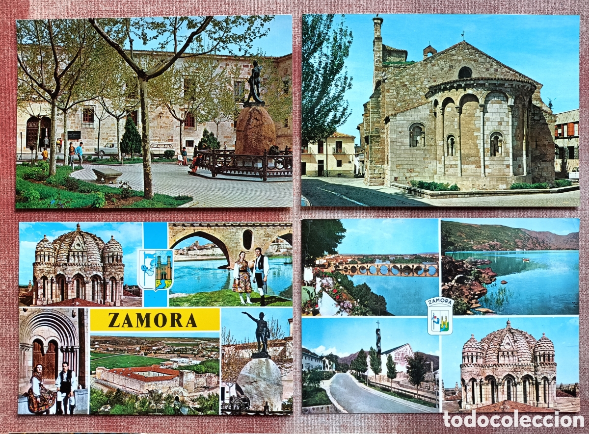Postales: Lote 7 postales de Zamora - Foto 2