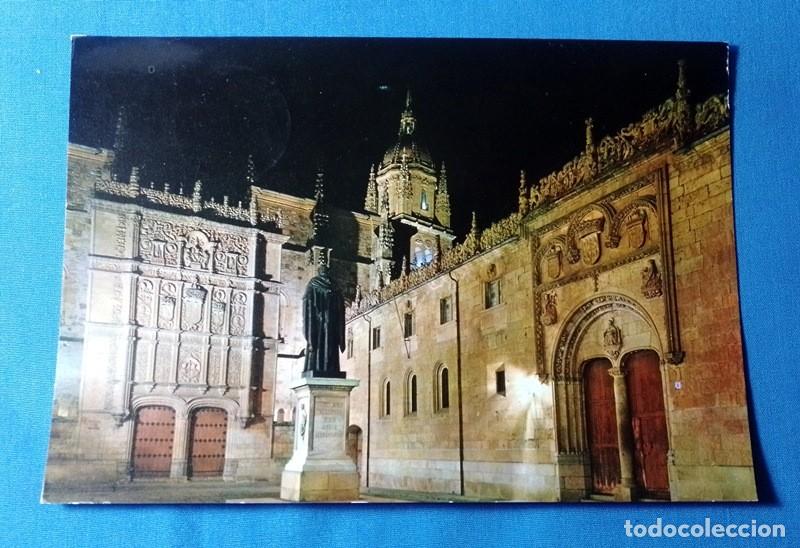 Postkarten: postal Salamanca Universidad escrita con sello