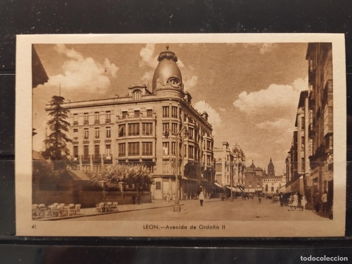 Postales: LEON. AVENIDA DE ORDO&Ntilde;O II. SIN CIRCULAR. - Foto 1