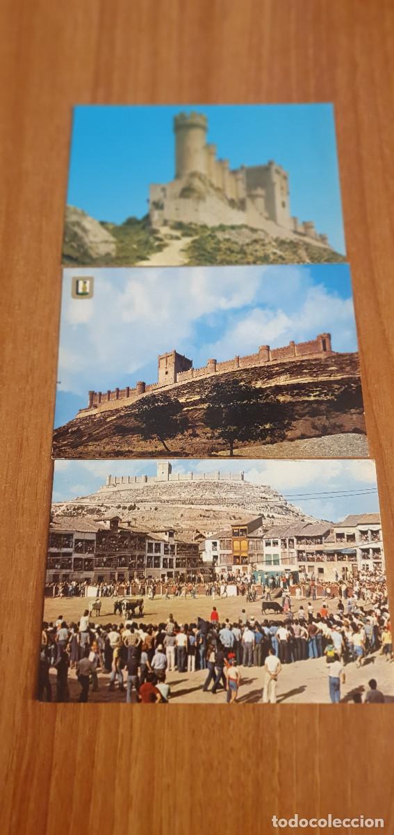 Postales: 3 POSTALES. PE&Ntilde;AFIEL VALLADOLID SIN CIRCULAR.