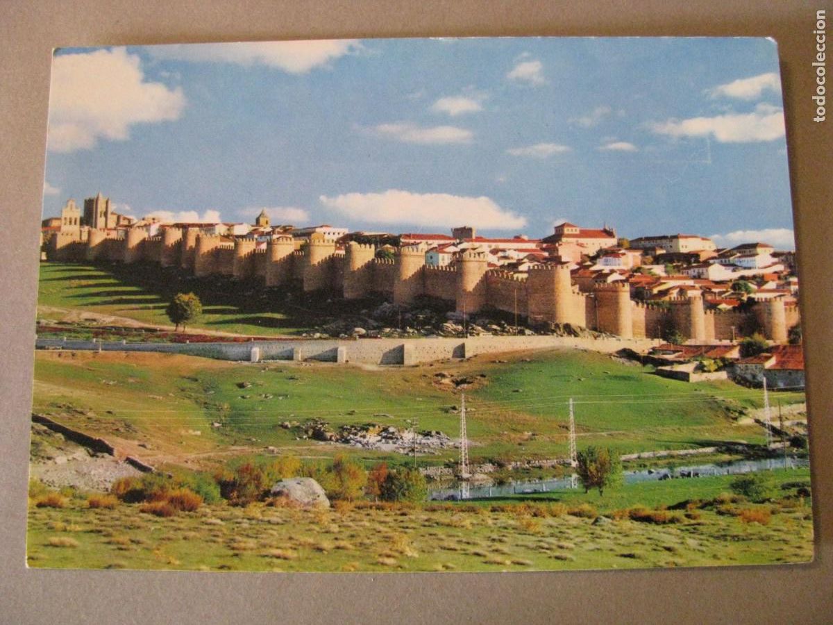 Postales: POSTAL DE AVILA. VISTA PARCIAL DE LAS MURALLAS. MANIPEL.