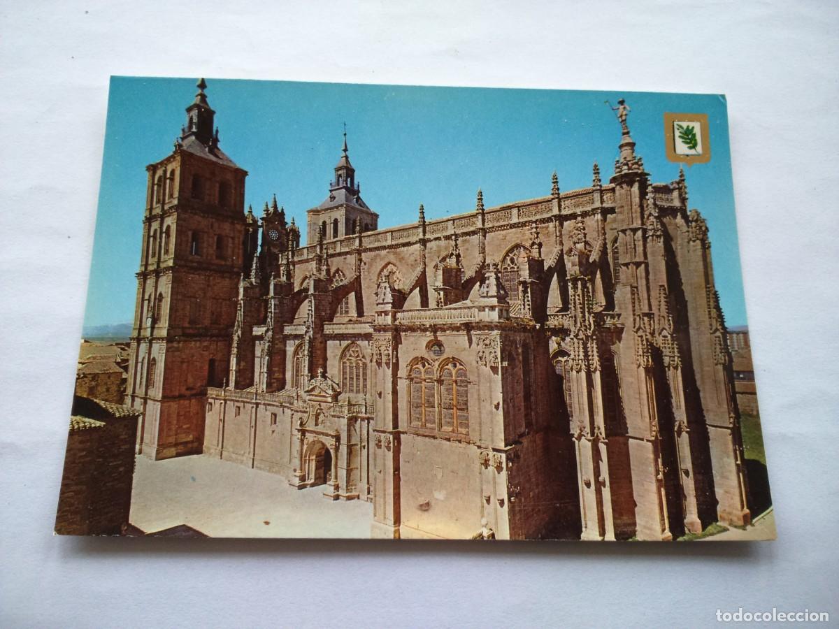 Postales: POSTAL -- ASTORGA - CATEDRAL -- LEON -- - Foto 1