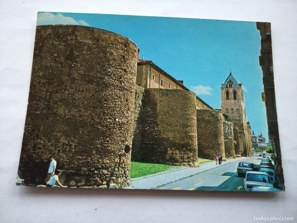 Postales: POSTAL - -LEON -- MURALLAS -- USADA -- - Foto 1