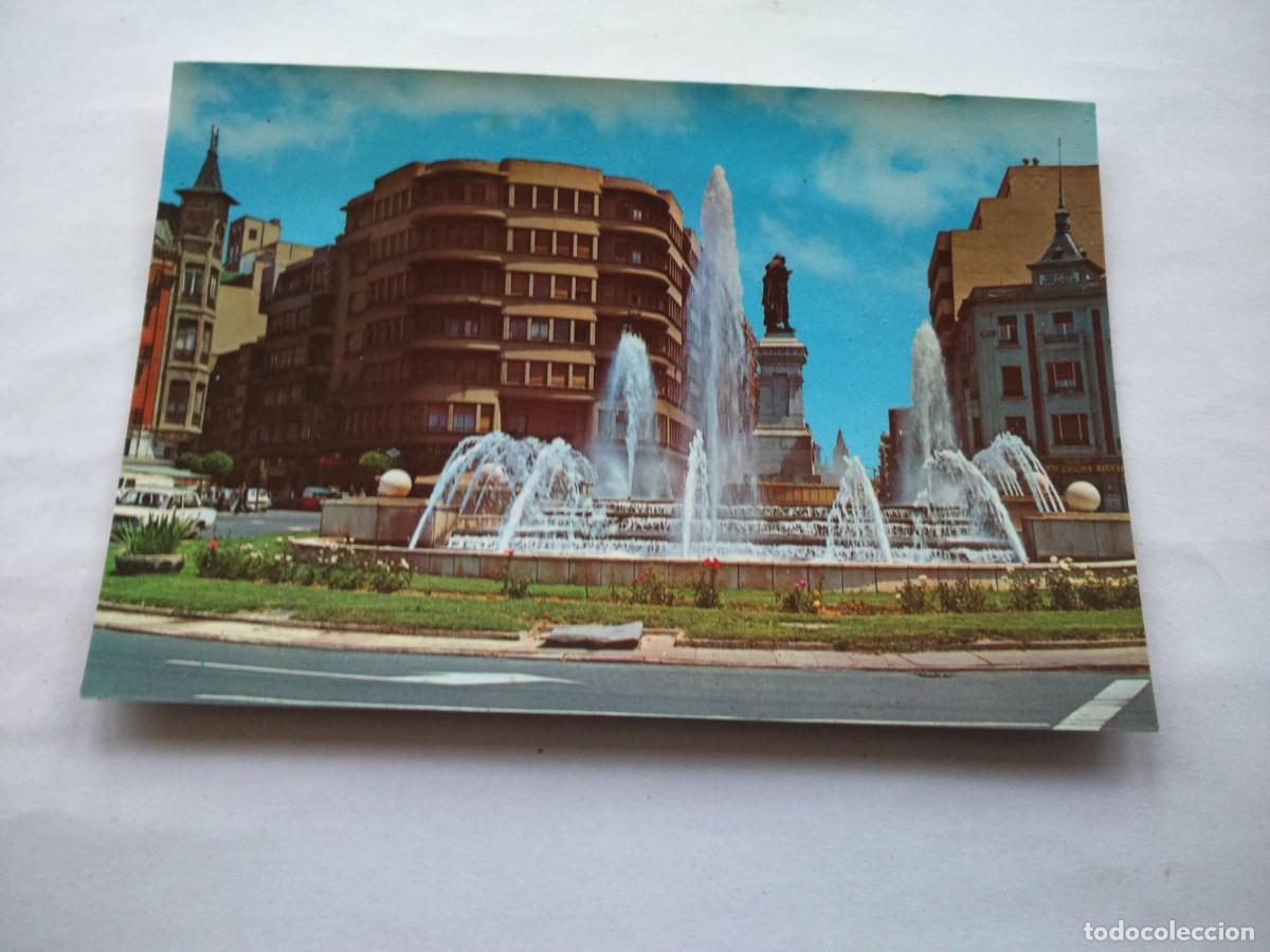 Cartes Postales: POSTAL -- LEON -- PLAZA DE GUZMAN EL BUENO -- ESCRITA --