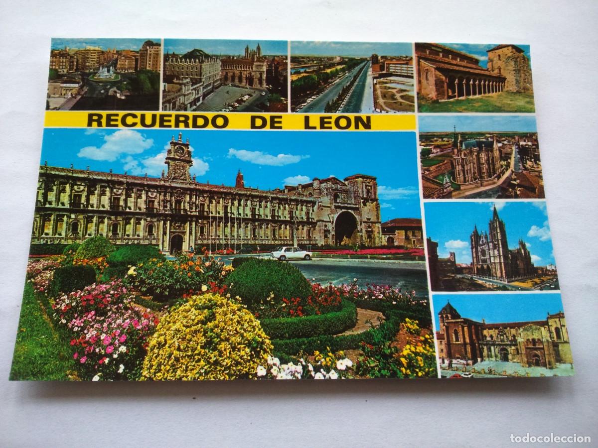 Postales: POSTAL -- RECUERDO DE LEON -- - Foto 1
