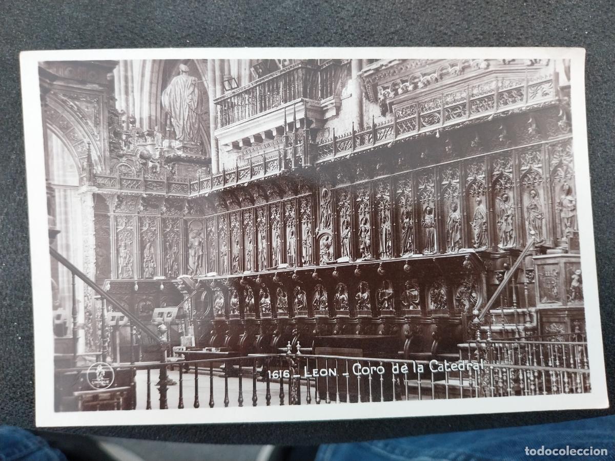 Postales: CORO CATEDRAL LEON ED UNIQUE 1616 SC - Foto 1