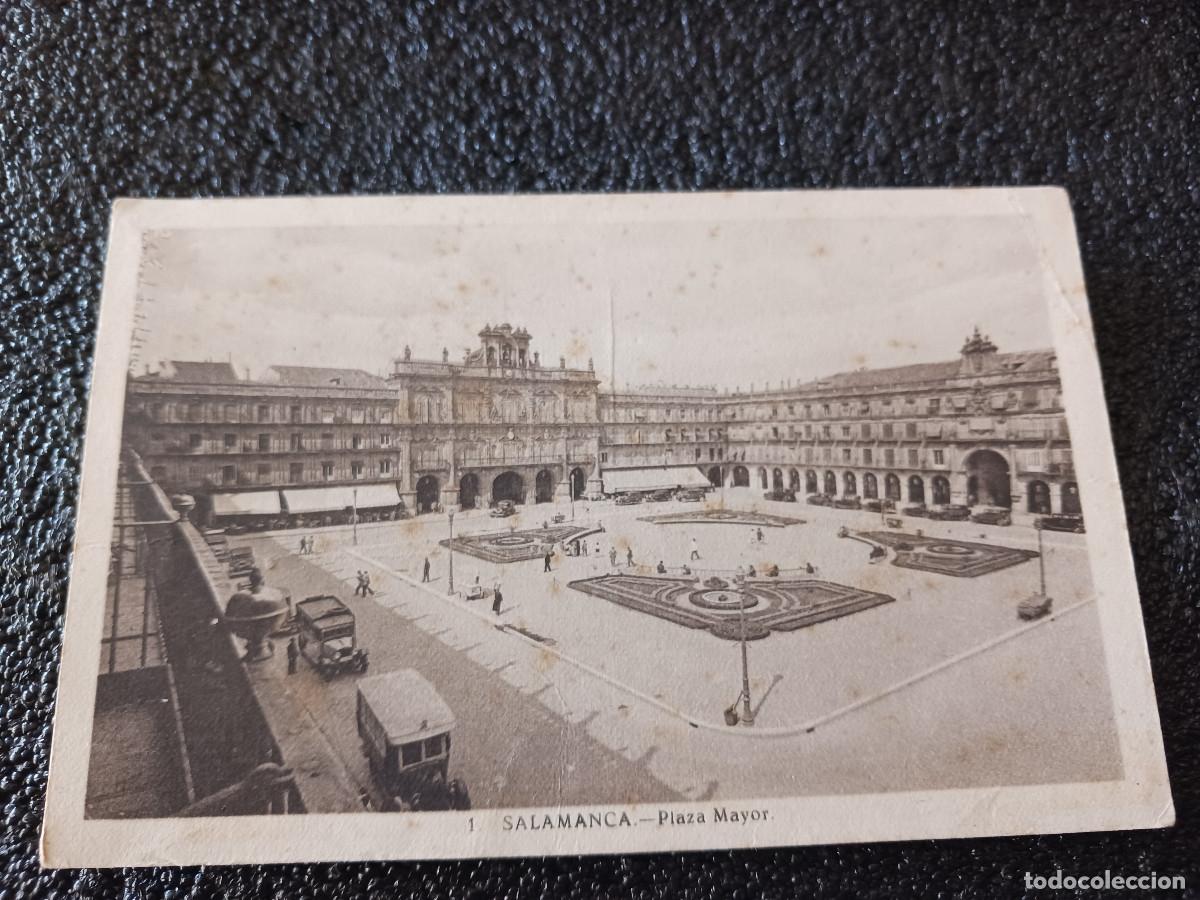 Cartes Postales: 1 salamanca plaza mayor, sin editor, circulada 1943