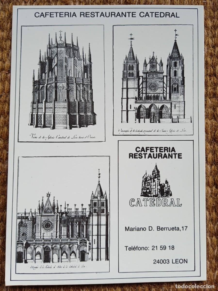 Cartes Postales: LEON - CAFETERIA RESTAURANTE CATEDRAL