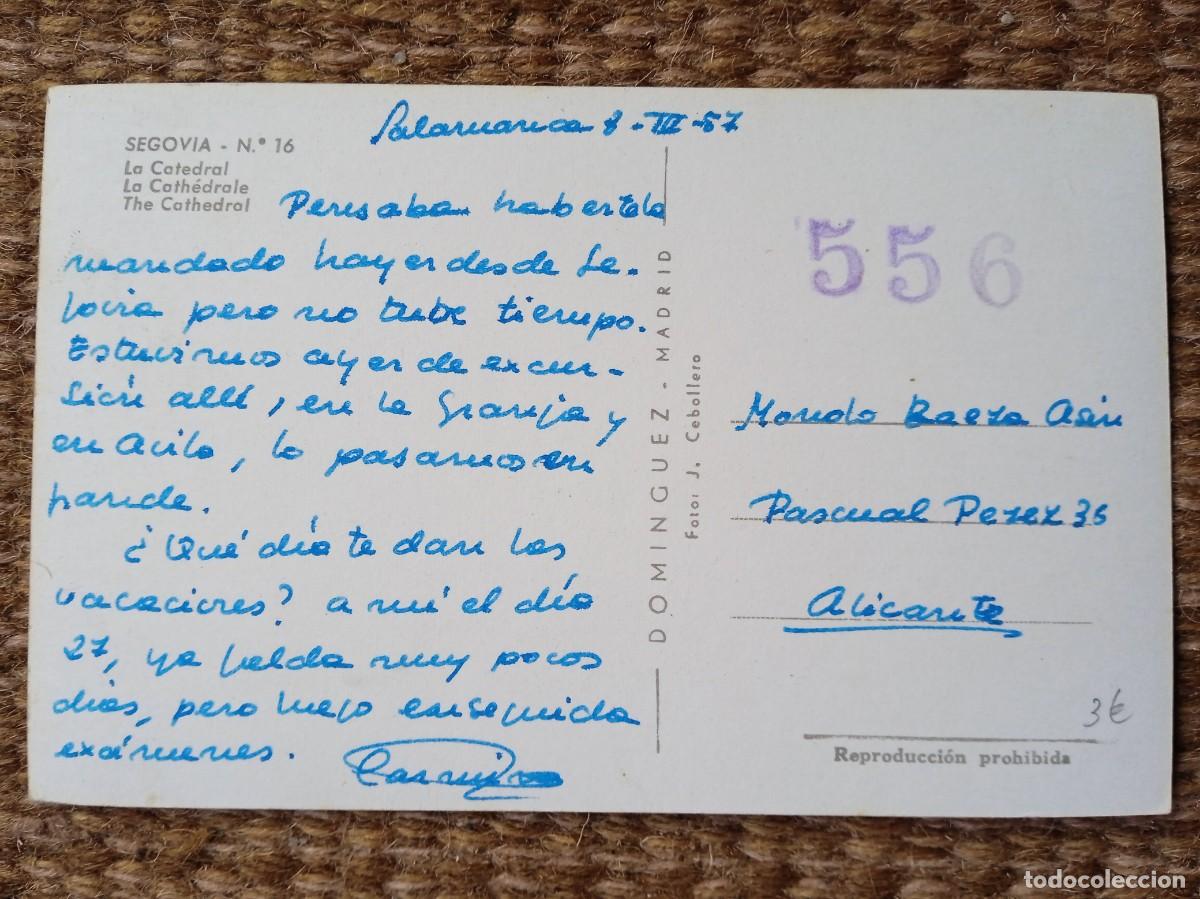 Postales: SEGOVIA - CATEDRAL - ED. DOMINGUEZ - Foto 2