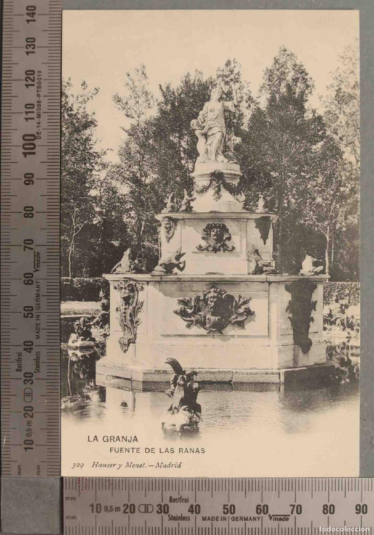 Postales: POSTAL. LA GRANJA. fuente de las ranas HAUSER - Foto 1
