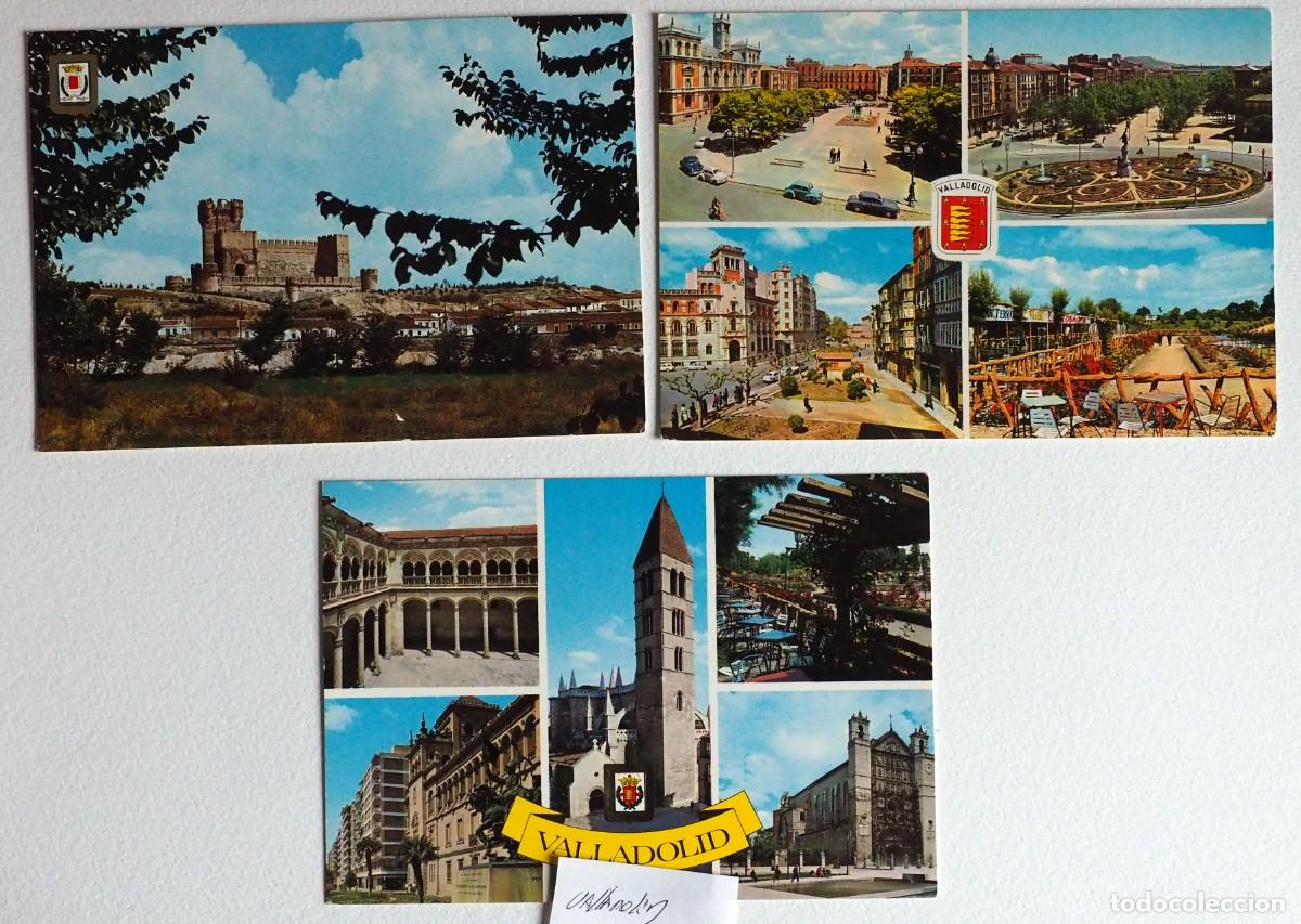 Postales: LOTE DE 7 POSTALES DE VALLADOLID - Foto 2