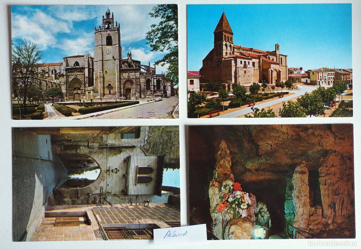 Postales: LOTE DE 4 POSTALES DE PALENCIA - Foto 1