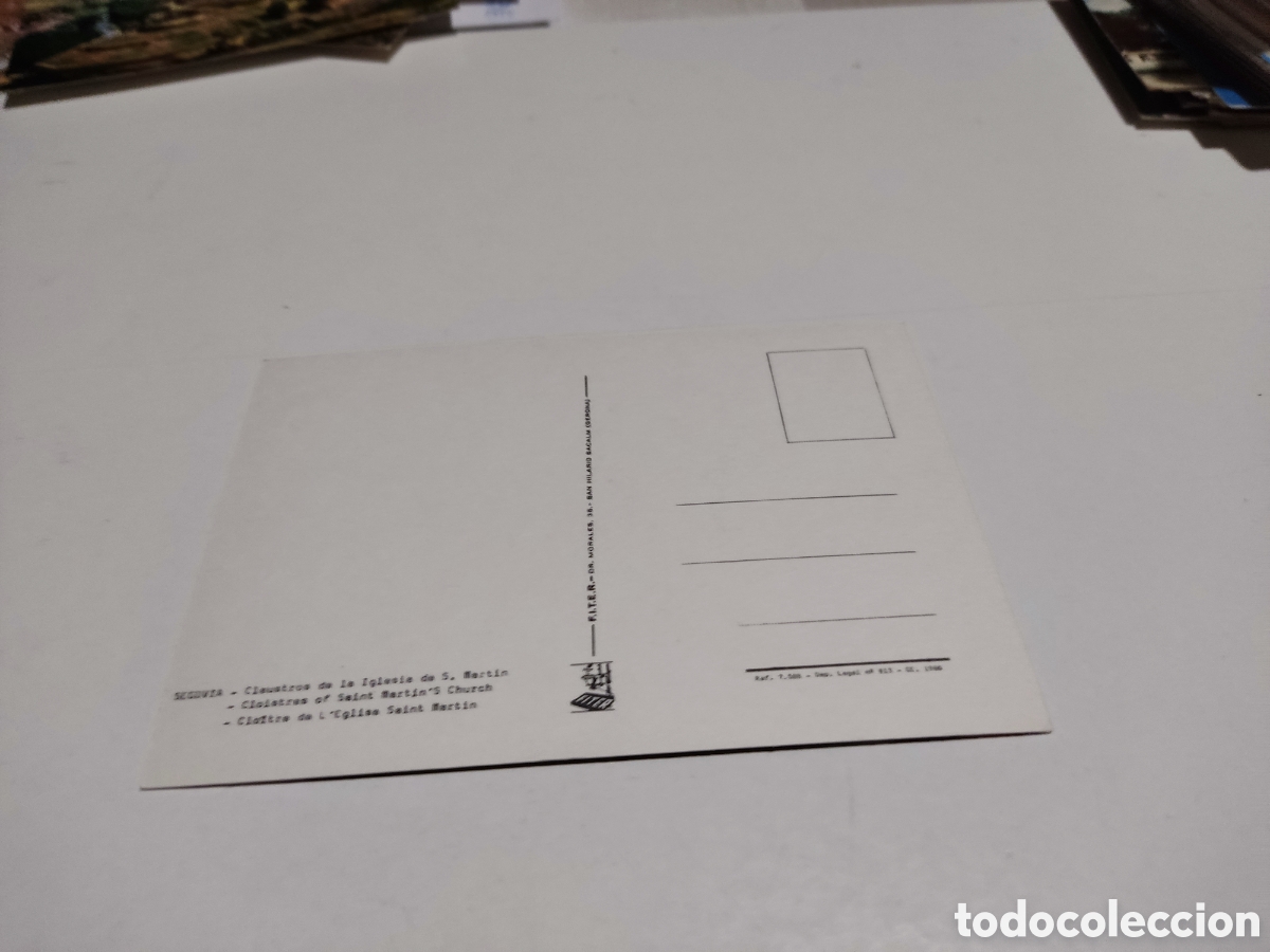 Postales: Postal Segovia claustro - Foto 2