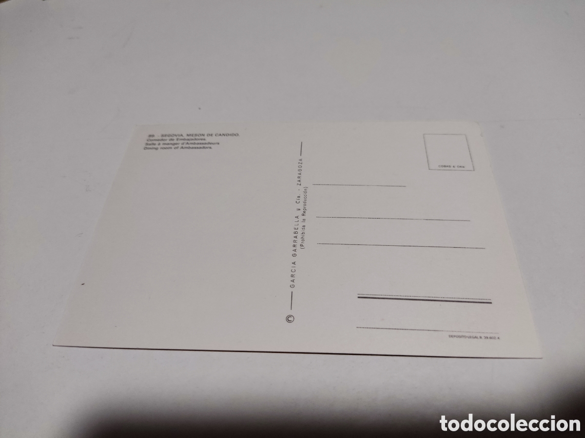 Postales: Postal mes&oacute;n de C&aacute;ndido - Foto 2