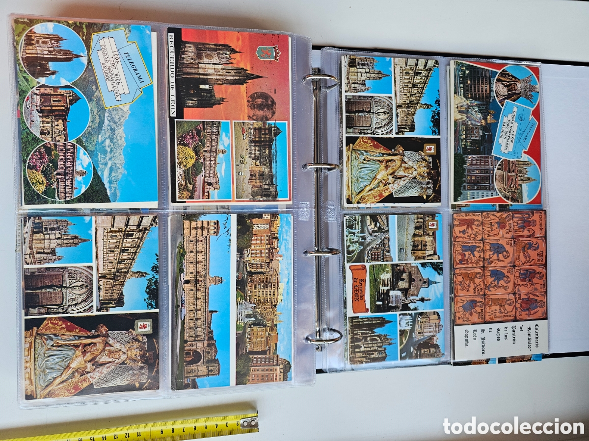 Postales: Fant&aacute;stica colecci&oacute;n de 277 postales de Le&oacute;n, - Foto 7