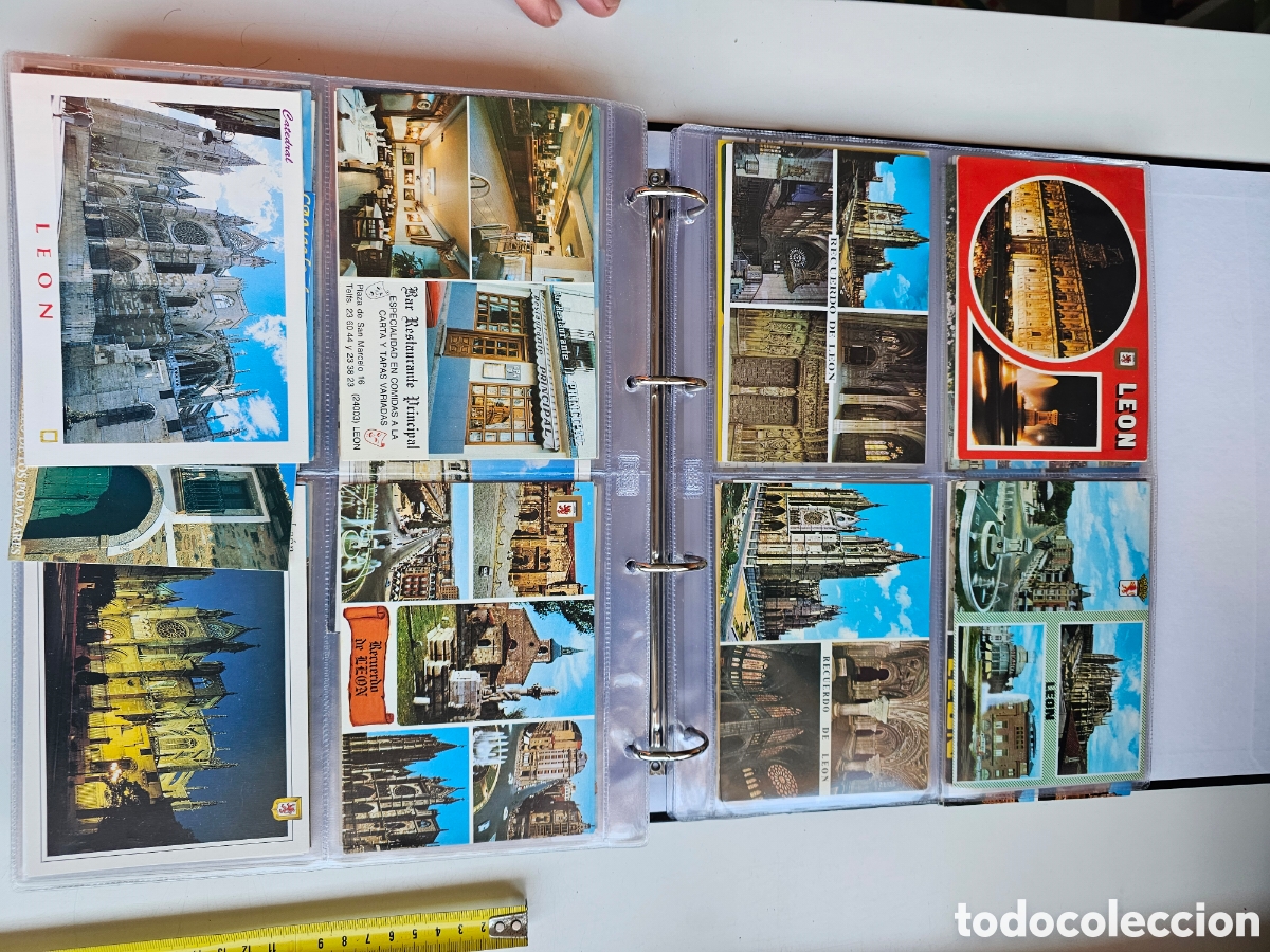 Postales: Fant&aacute;stica colecci&oacute;n de 277 postales de Le&oacute;n, - Foto 8