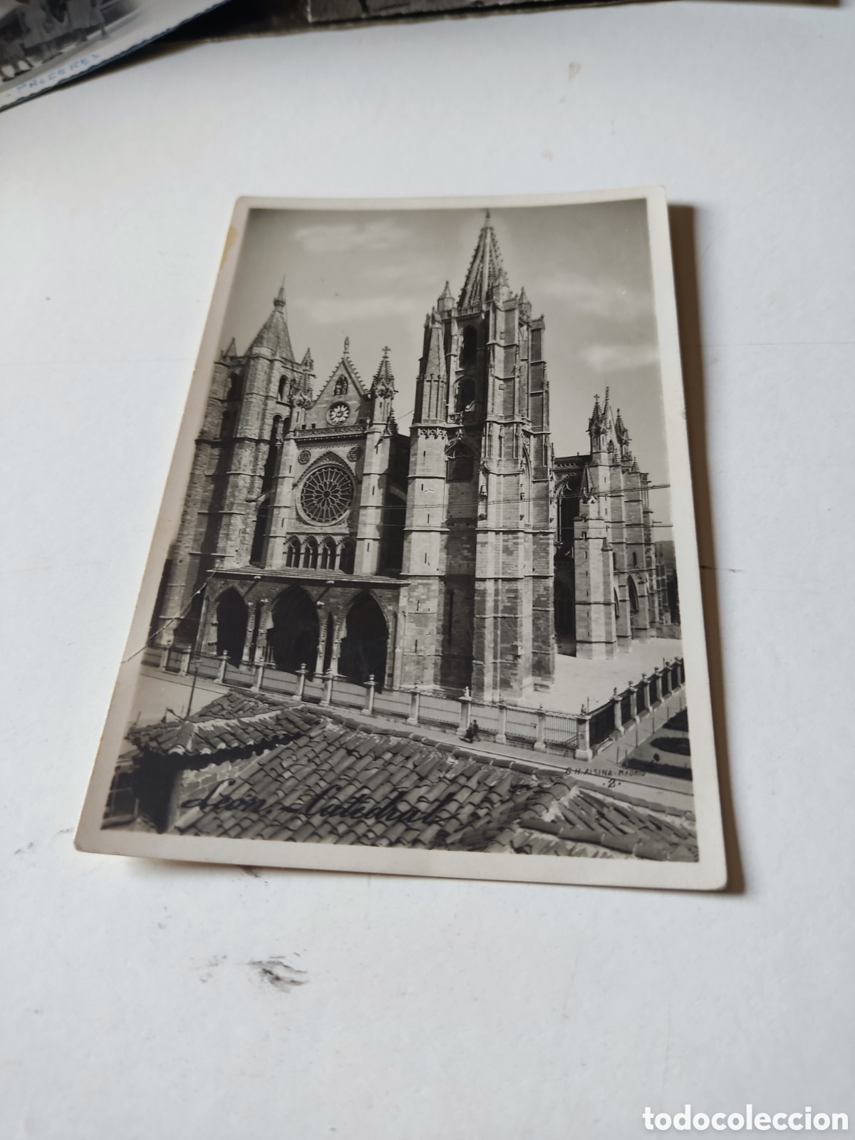 Postales: Postal Le&oacute;n catedral.... - Foto 1