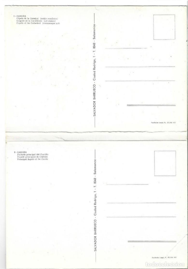 Postales: LIBRO FLEXO CON 10 VISTAS DE ZAMORA - Foto 2