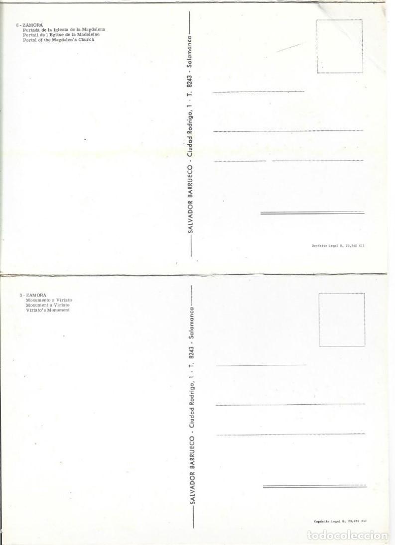 Postales: LIBRO FLEXO CON 10 VISTAS DE ZAMORA - Foto 4