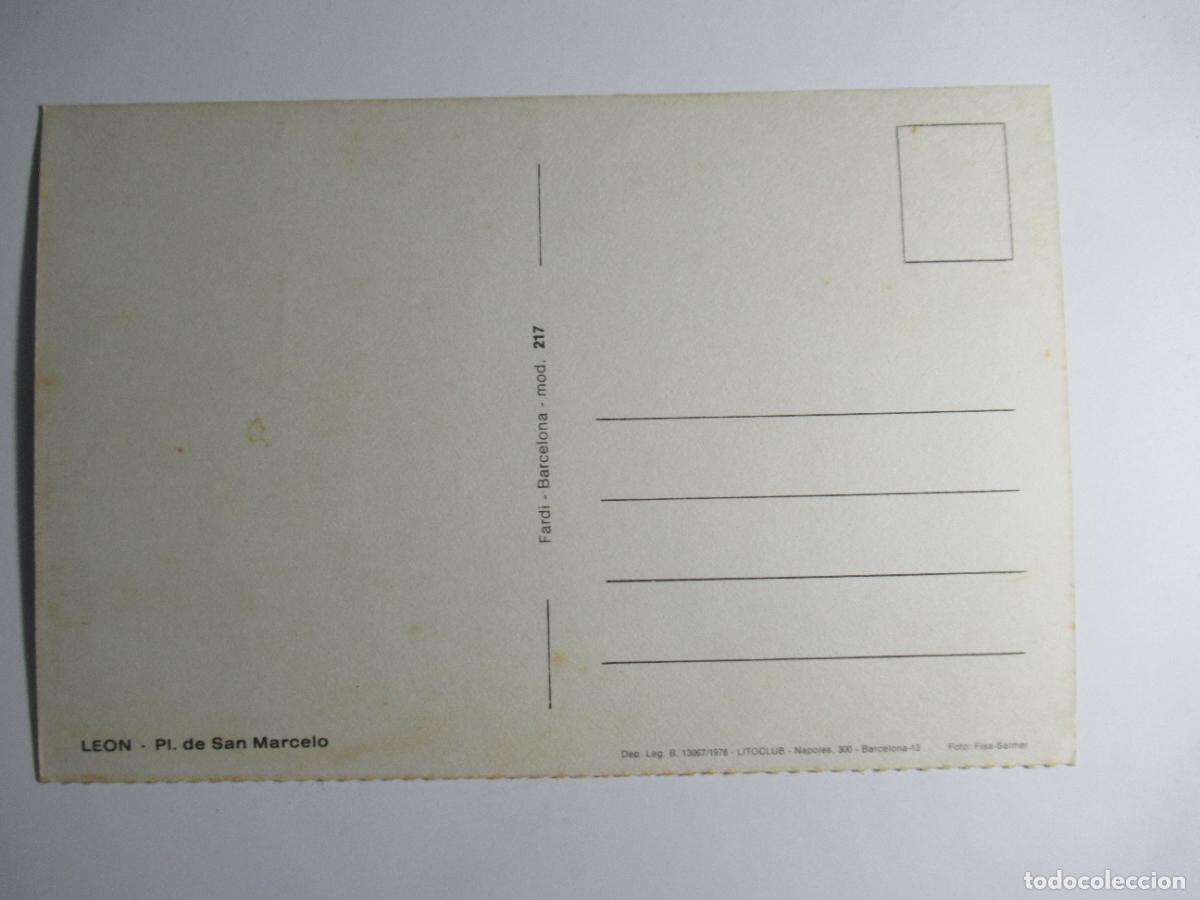 Postales: Le&oacute;n - Plaza de San Marcelo - Foto 2