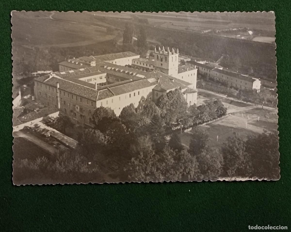 Postales: Vista a&eacute;rea del Monasterio de Bujedo, Miranda de Ebro. Burgos. A&ntilde;os 50-60.