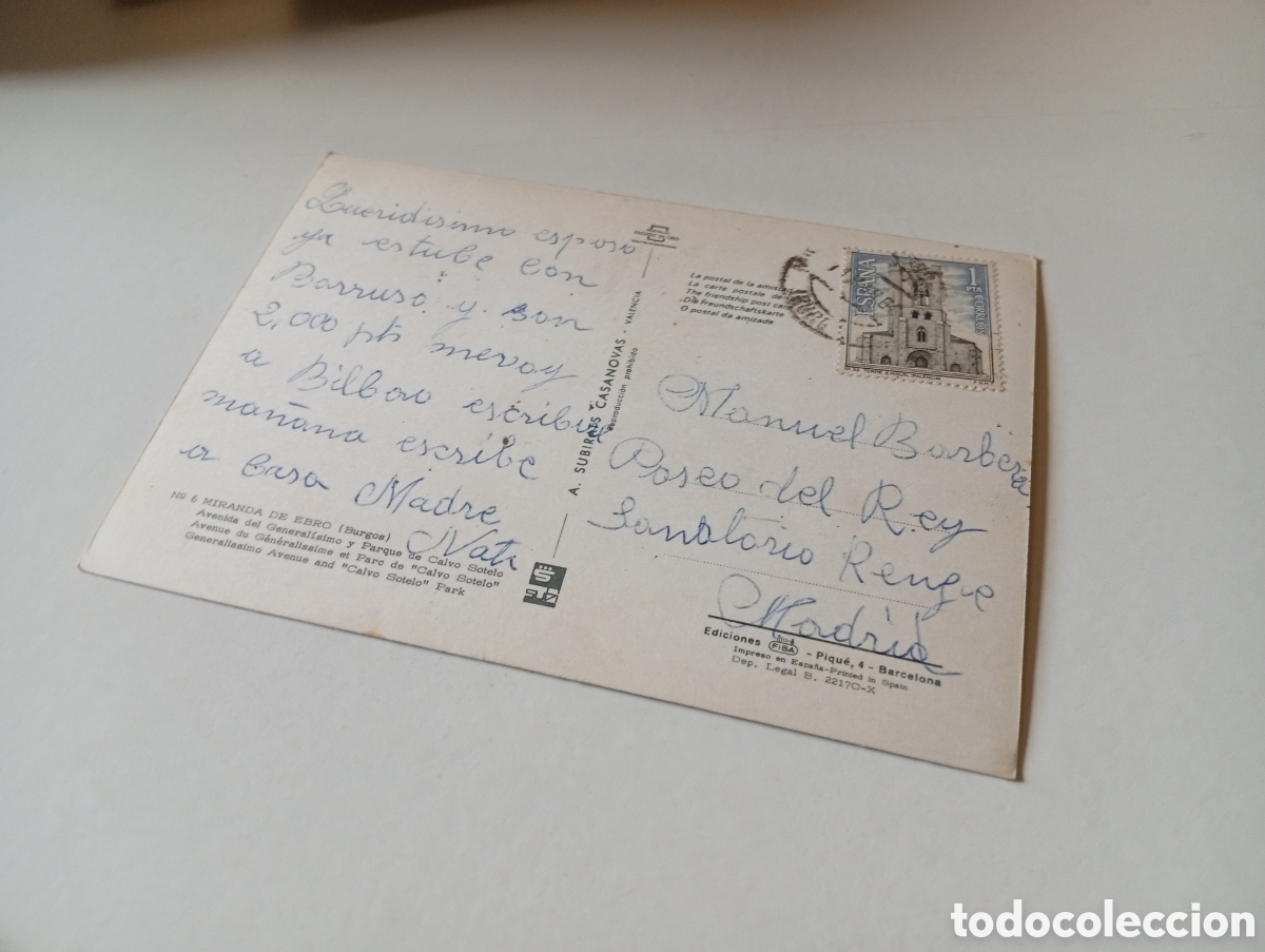 Postales: Postal Miranda de Ebro - Foto 2