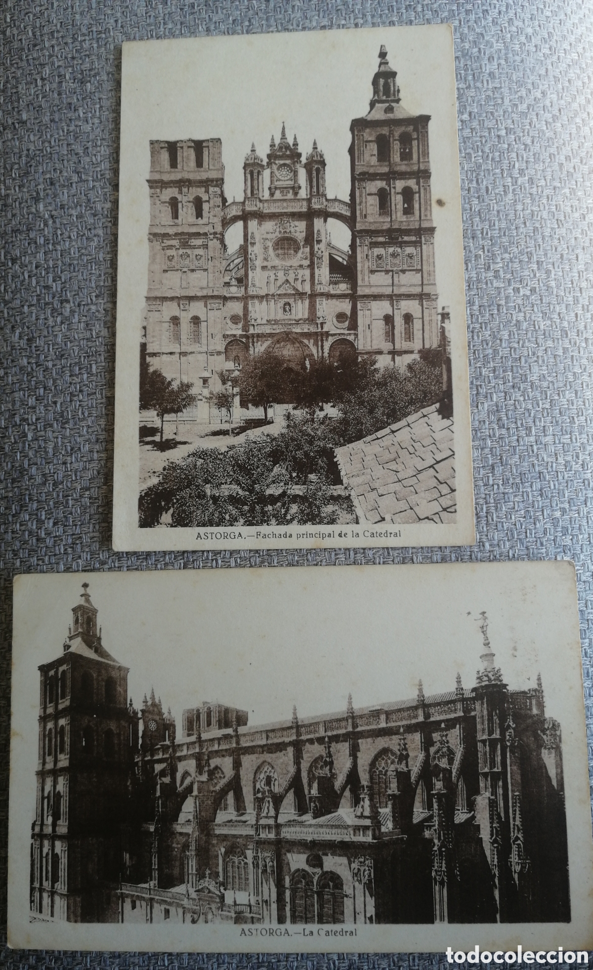 Postales: Postal Astorga. Catedral. Sin circular. - Foto 1
