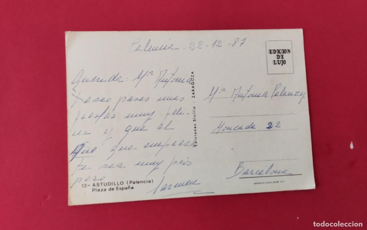 Postales: ASTUDILLO , POSTAL ANTIGUA , A&Ntilde;O 1987 - Foto 3