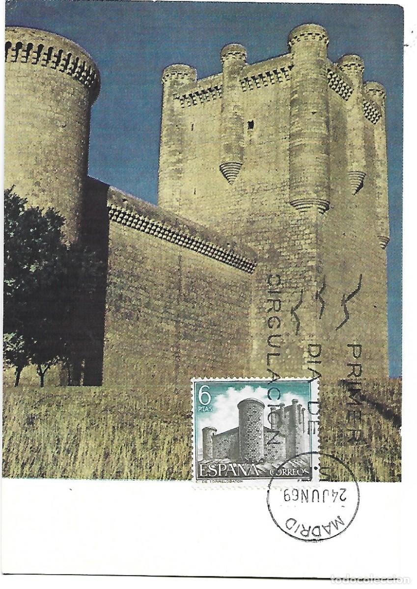 Postales: CASTILLO DE TORRELOBATON.- VALLADOLID - Foto 1