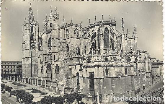 Postales: Leon - Catedral - Abside - Foto 1