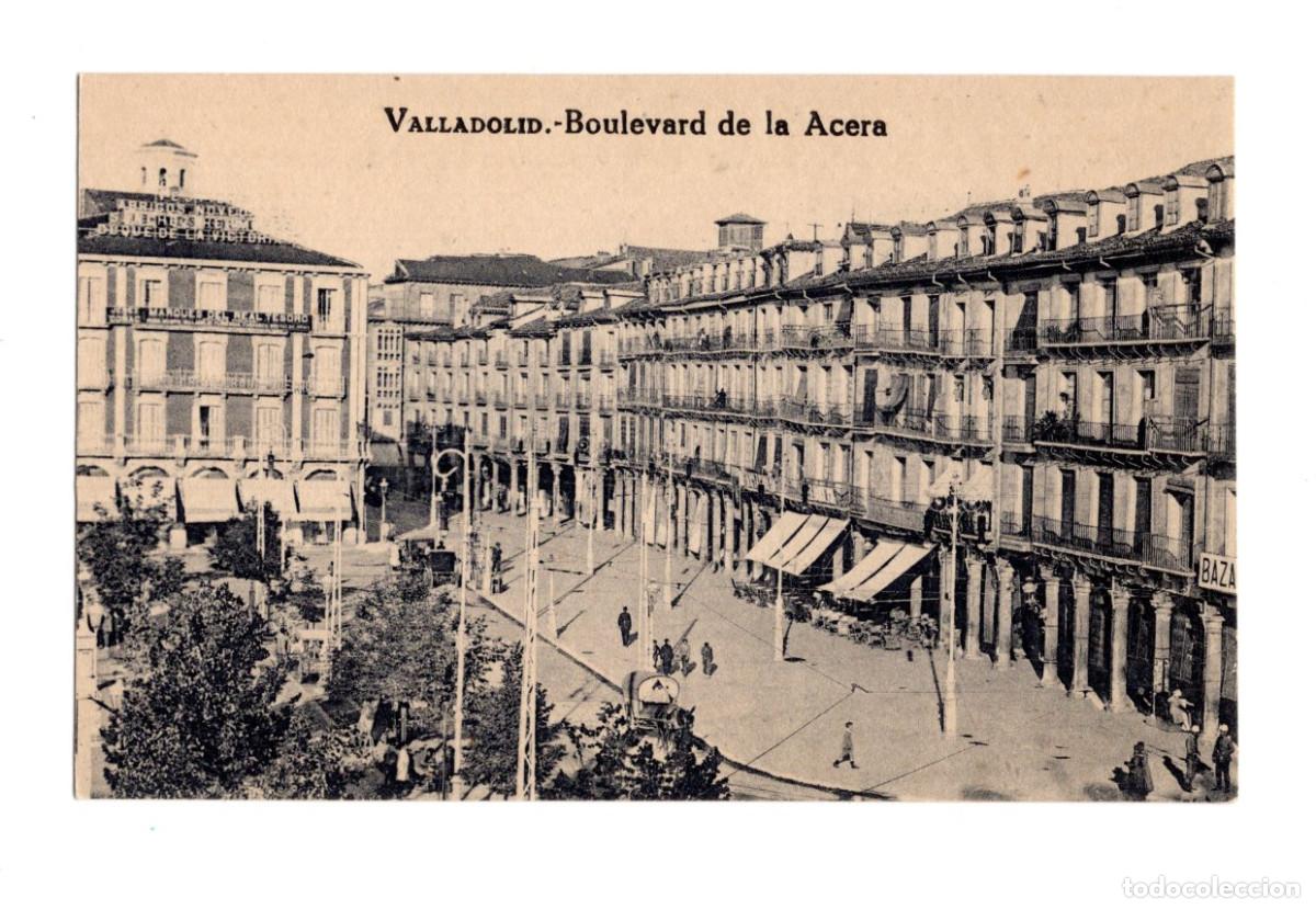 Postales: VALLADOLID.- BOULEVARD DE LA ACERA. - Foto 1