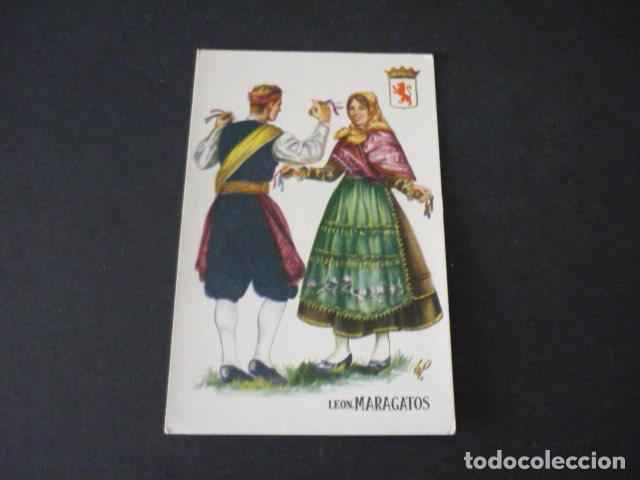 Postales: LEON TIPOS MARAGATOS ASTORGA - Foto 1