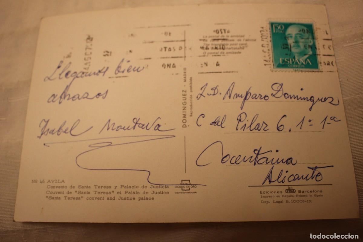 Postales: Postal de &Aacute;vila. 1972 - Foto 2