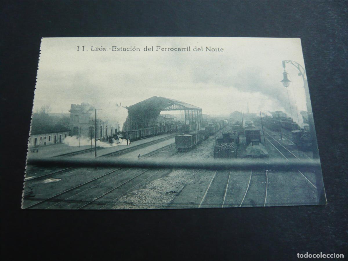 Postales: LEON ESTACION DEL FERROCARRIL DEL NORTE - Foto 1