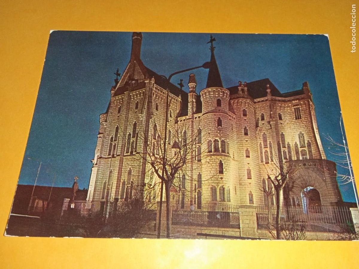 Postales: ASTORGA (LE&Oacute;N). PALACIO EPISCOPAL (GAUD&Iacute;) - Foto 1