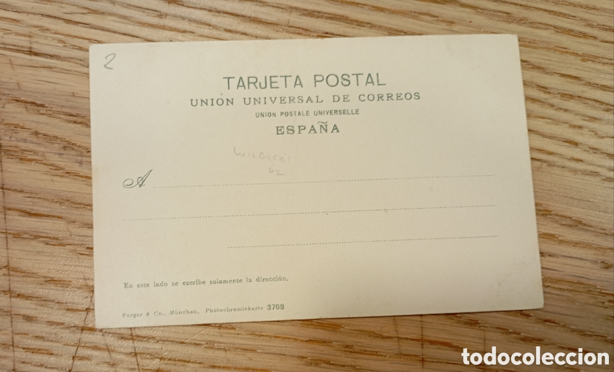 Postales: SEGOVIA - LA CATEDRAL - PURGER & CO., M&Uuml;NCHEN - Foto 2