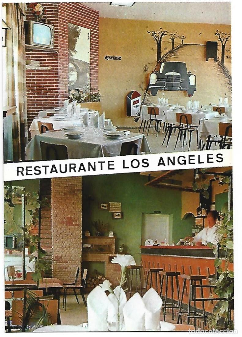 Postales: &rdquo; RESTAURANTE LOS ANGELES &rdquo;.- VALCABADO DEL PARAMO / LEON - Foto 1