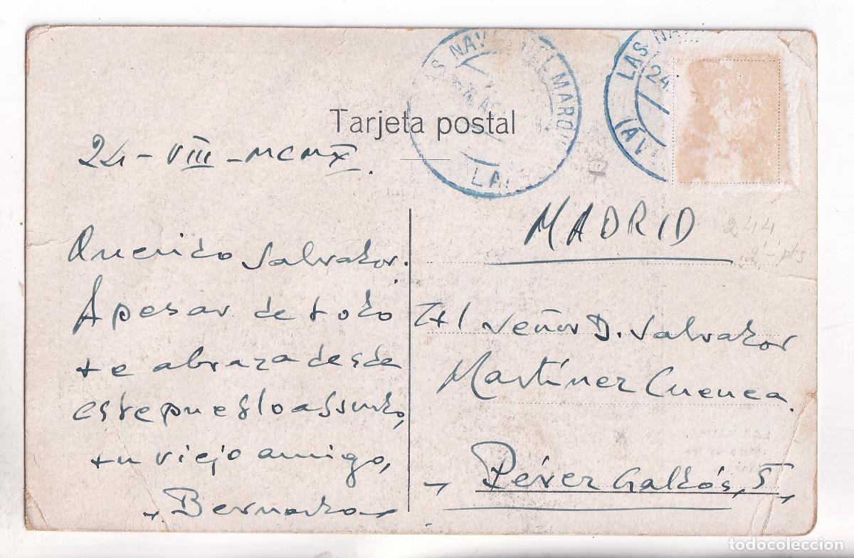 Postales: POSTAL. LAS NAVAS. RISCO DE LOS DINEROS. &Aacute;VILA. 1910 - Foto 2
