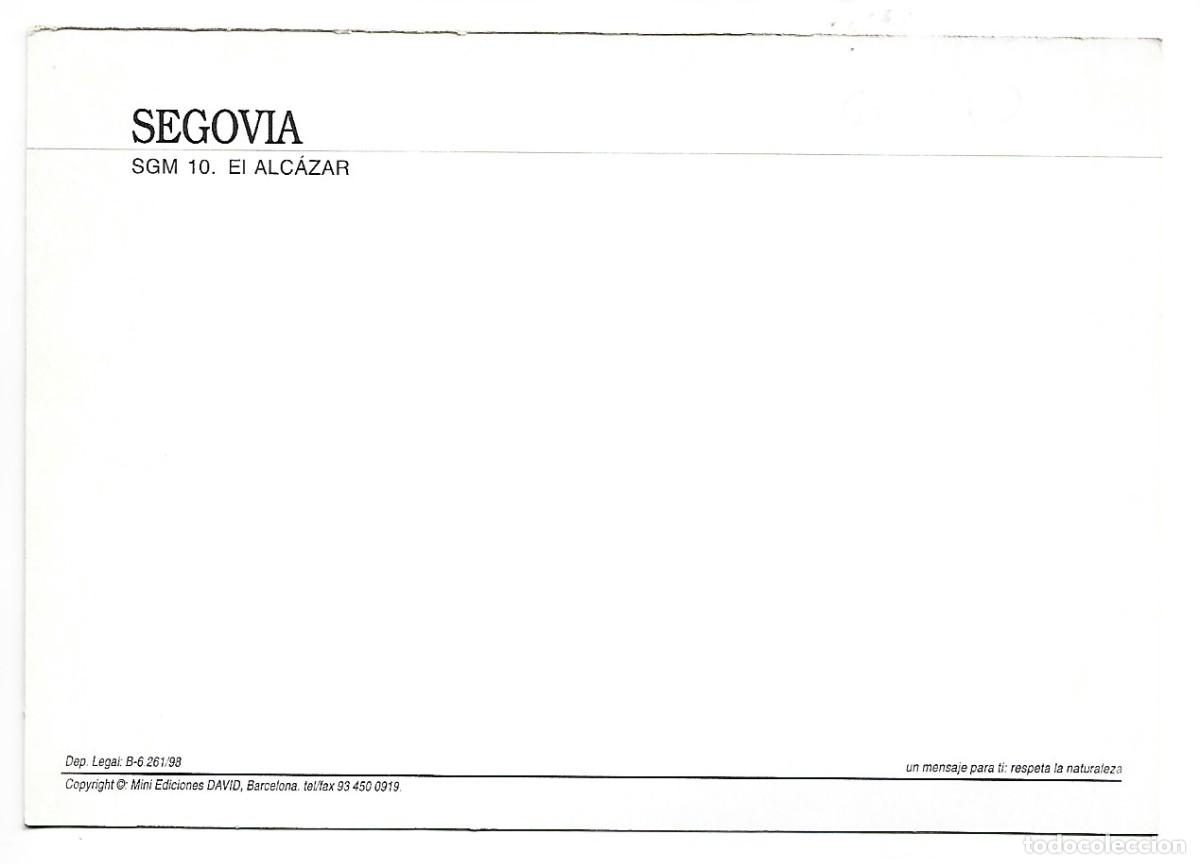 Postales: EL ALCAZAR.- SEGOVIA - Foto 2