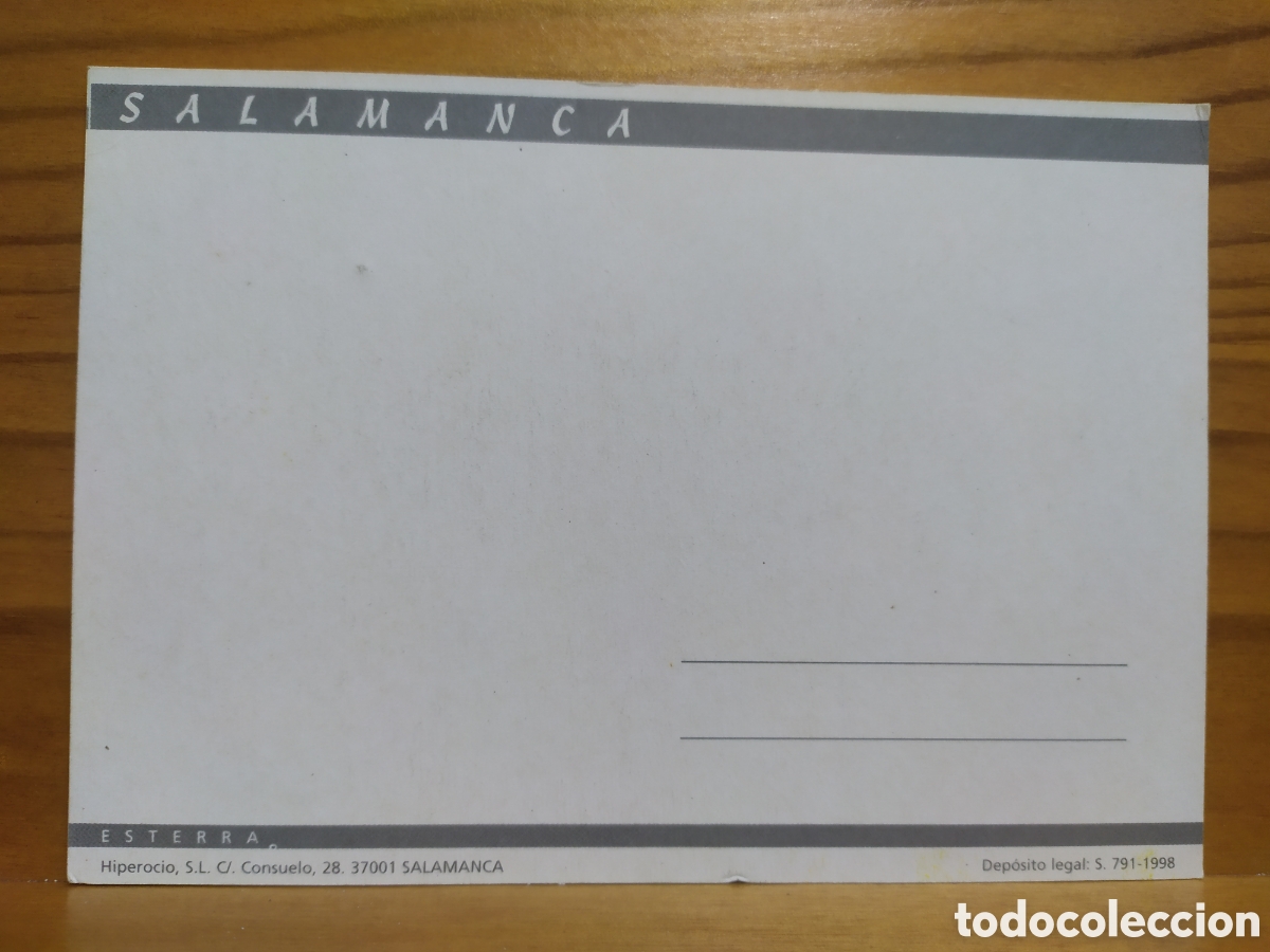 Postales: Postal: Salamanca 1998 - Foto 2