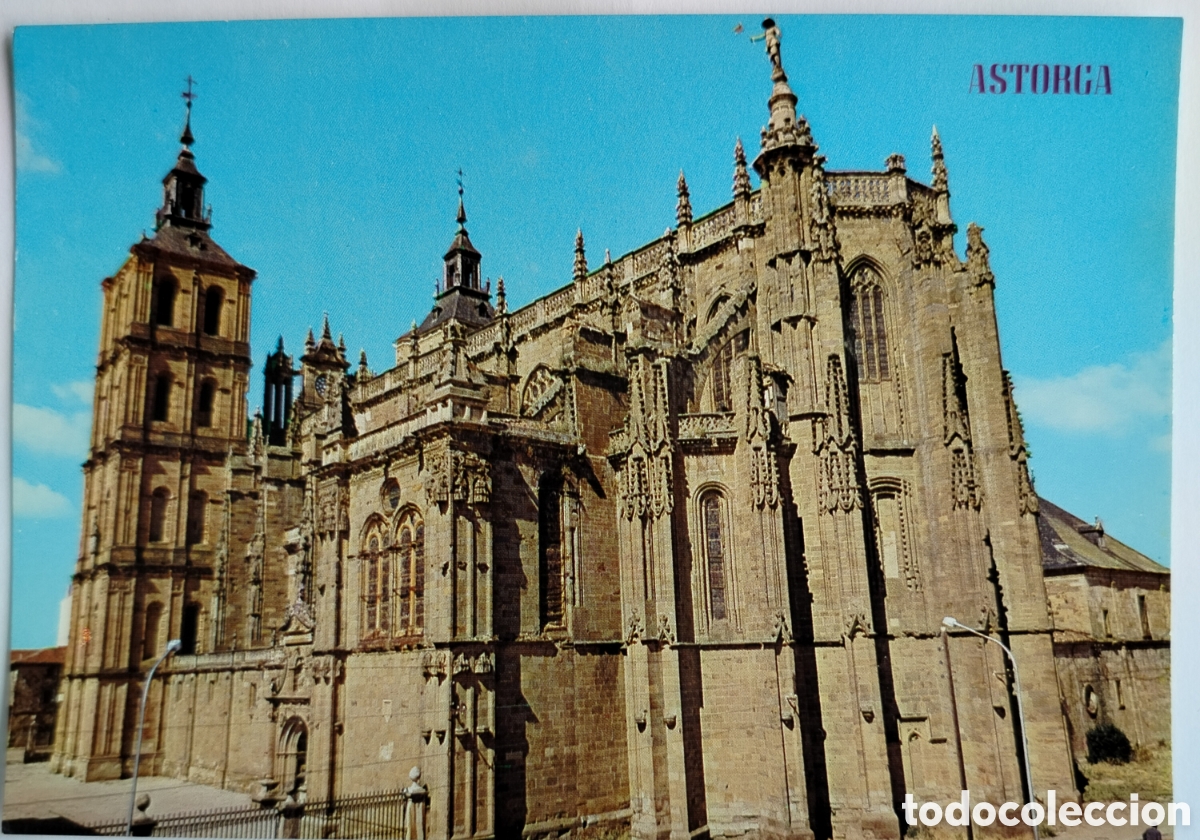 Postales: Astorga, catedral, ediciones Paris - Foto 1